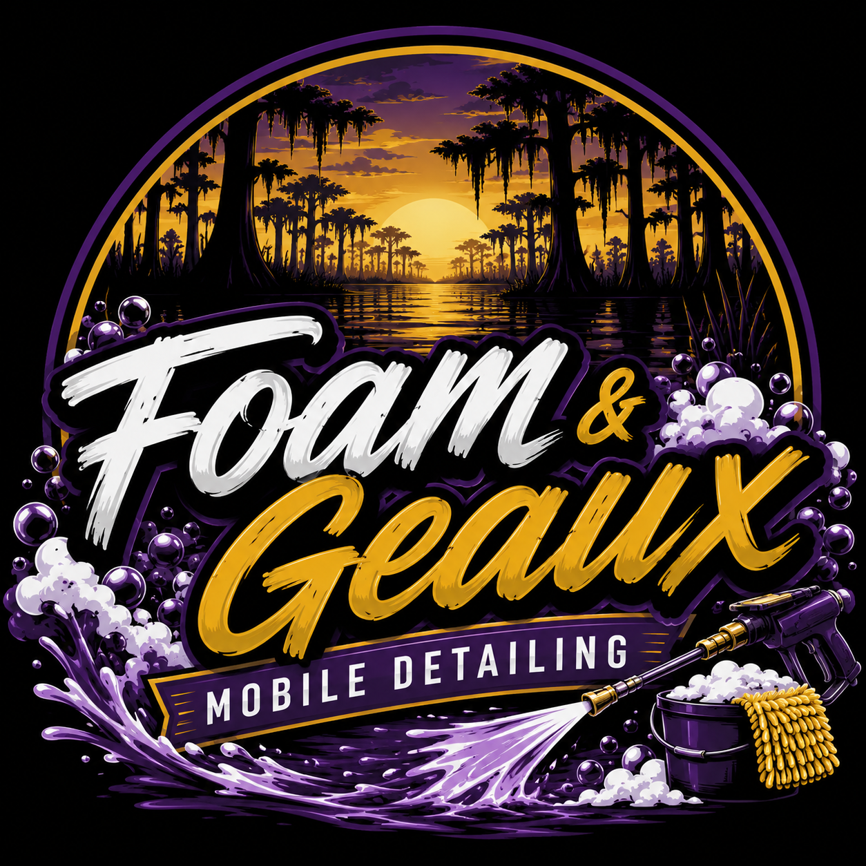 Foam & Geaux Mobile Detailing logo