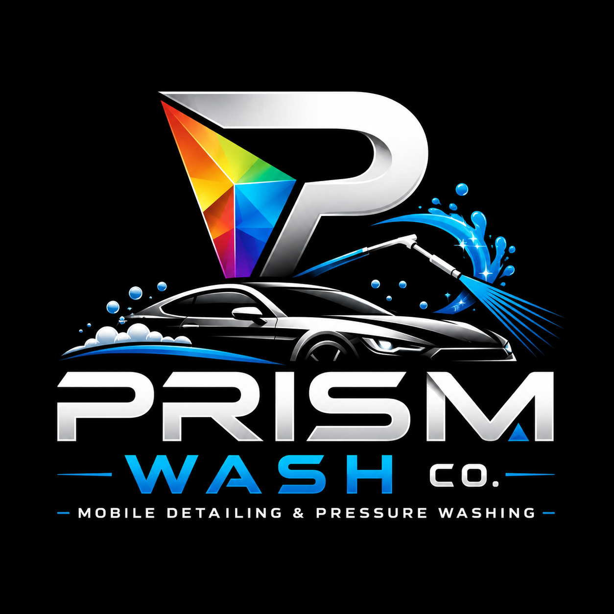 Prism Wash Company logo