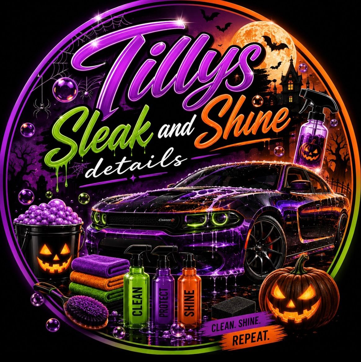 Tilly’s Sleak and Shine Details logo